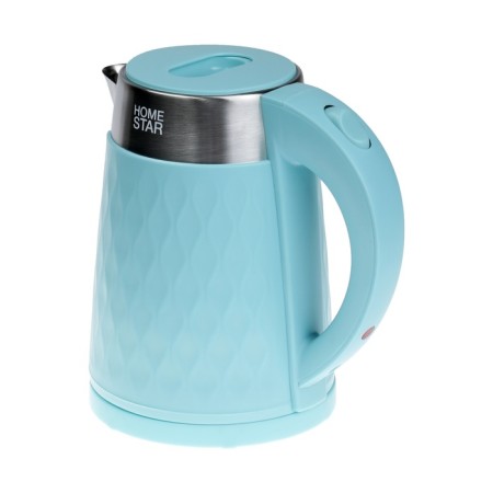 Electric kettle Homestar HS-1021, plastic, Metal flask, 1.7 l, 1500 watts, blue-1