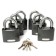 The castle of the hinged apex PD-01-63 with one secrecy (6LOCKS+5keys)