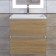 Tumbling under the Uperwood Barsa sink, 50 cm, suspended, white/oak sonom