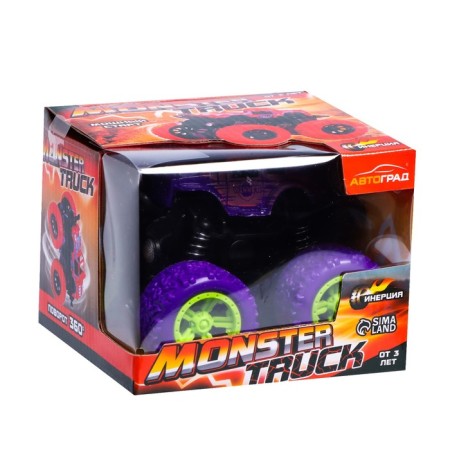 Jeep Inertial Monster Truck, lilac color-3