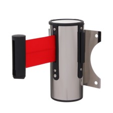Wall block with exhaust ribbon-280cm red, height-13.5cm, width 11cm
