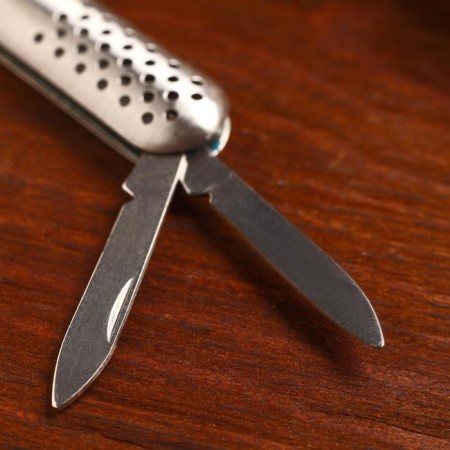 Folding knife "Komi" 3B1, hilt of metallic-3