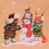 New Year. Gift package "animals and snowman", 33 x 42.5 x 10 cm.