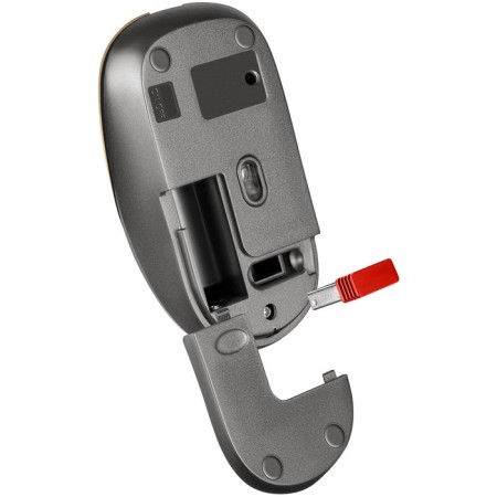 The mouse Defender Wave MM-995, wireless, optical, 1200 dpi, 1xaa (not in compl), yellow-4