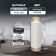 Lamp Wall Era WL50 WH/BK, 55x185x85 mm, IP20, GU10, 2x12W, black color, white