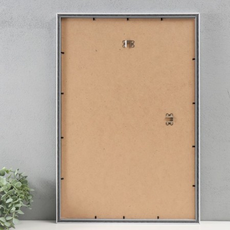 Photo frame Plastic "Mira" 40x60 cm, 641861 White (plastic screen)-2