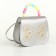 Baby bag on a valve, silver color