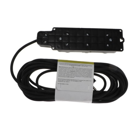 Frost -resistant extension cord Luazon Lighting, 3 sockets, 10 m, 16a, kg 3x1.5mm2, with salary, IP44-5