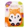 Toy heating pad with cherry bones "Fox", I crush