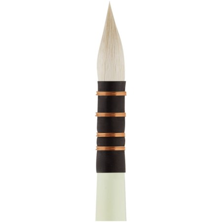 Cossack brush, round, gamut "Aries" No. 8, French mount, short handle-2