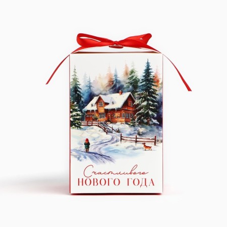 The folding box of the "Happy New Year", 12 x 18 x 12 cm, New Year-2