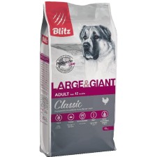 Сухой корм Blitz Large Breed/Giant для собак, 2 кг
