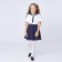 School skirt "Podsolnets", blue color, height 140 cm (36)