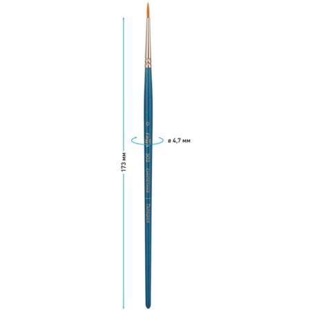 Brush Art Synthetics Gamma "Gallery", Round No. 0, Short handle 302000-2