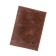 Cover for auto documents, passport department, brown color