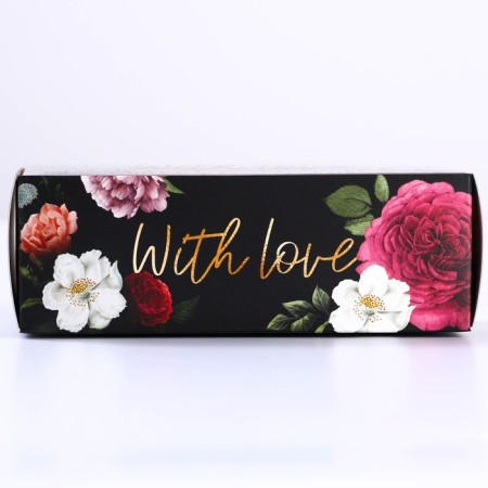 Confectionery box, packaging "With Love", 14.5 x 5 x 6 cm-2