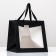Crafts with a square bottom and window 30 x 30 x 30 cm black, 1pc