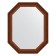 Mirror in the baguette frame, walnut 65 mm, 57x72 cm