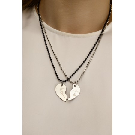 Kuulons "Uzolnutor" steel, love, black-silver color, 45 cm-1