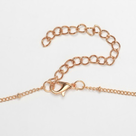 The pendant "New Year" snowflake in the ring, the color is white in gold, 45 cm-3