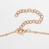 The pendant "New Year" snowflake in the ring, the color is white in gold, 45 cm