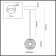 Suspension Troni LED 12W 4000k 1526lm