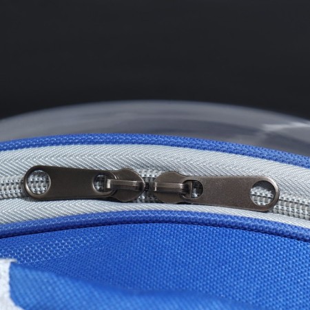 The backpack for carrying animals is transparent, 31 x 28 x 42 cm, blue-9