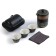 A set for a tea ceremony of 5 items per 3 persons: a cup 50 ml, a kettle 280 ml, black