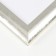 Photo frame Plastic "Mira" 20x30 cm 221 silver (plastic screen)