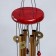 Wind Music Metal "Coin" 4 tubes 5 bells 60x8.3 cm