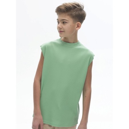 T -shirt for boys, height 122 cm, apple color