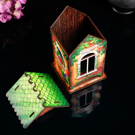 Tea house "Tea time", 9.8 × 9.8 × 17.4 cm-2