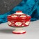 Sugar of Rishtan ceramics "Patterns", 250 ml, red