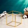 Pot on the stand "Cube" on the gold stand 17x12x12cm