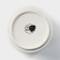 Porcelain Bank for bulk products Bellatenero “Leaves”, 300 ml, D = 8.5 cm, white color
