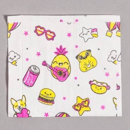 Paper Napkins "Stiker", 60 pcs in a bag, 3 layers-2