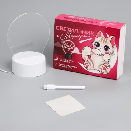 Nightlight "cat", with a marker, 18 x 13.5 cm-1
