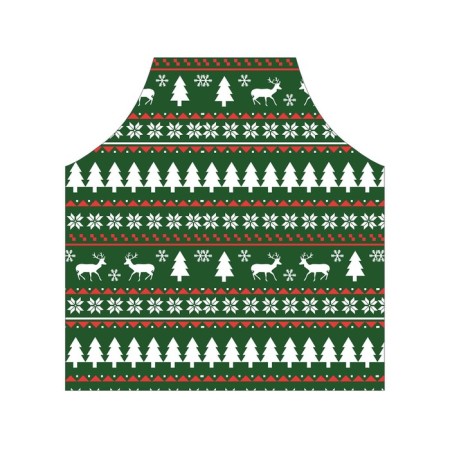 Apron kitchen with a photocrint "Deer in the forest", adjustable, size OS-1