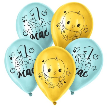 Shar Latex 12 "" 1 year ", Kazakh, 50 pcs.-1