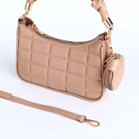 Baget bag, lightning department, beige color-5