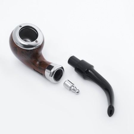 Kommer's smoking pipe "Commander", classic, 15.5 x 5 cm-2