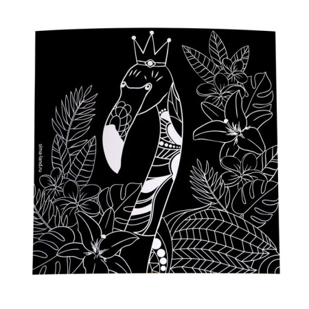 Set of engravings "Mysterious nature", 2 pcs, 19x19 cm, with a metallic effect "Gold"-4