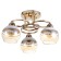 Iris chandelier 3he27 40W gold 42x42x23 cm Bayerlux