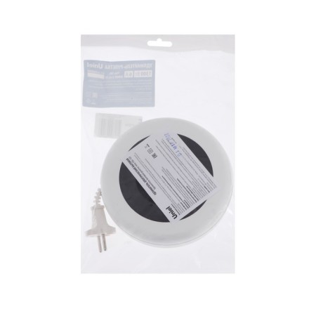 Uniel extension cord, 3 sockets, 5 m, 6 A, 1300 W, SHVVP 2x0.75 mm2, without salary, white-3