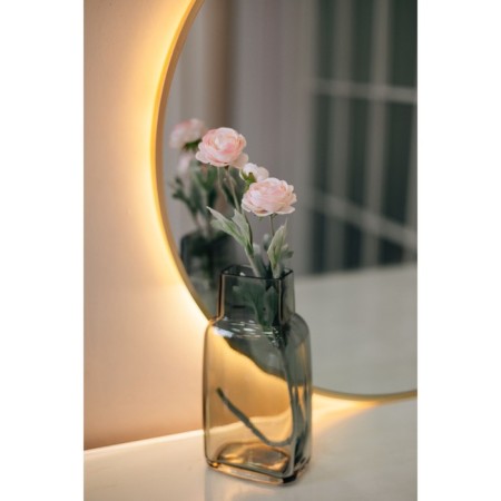Decorative vase of glass, 105 × 75 × 205 mm, color gray color-1