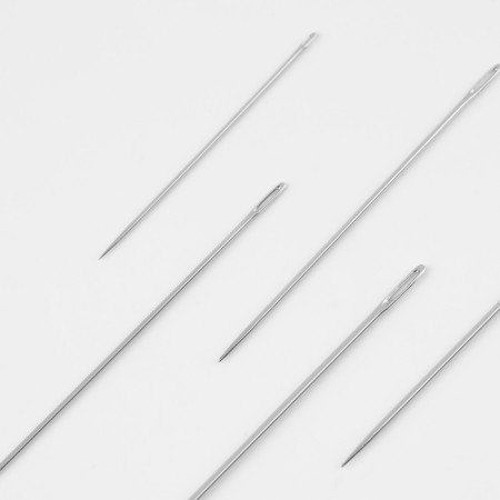 Sewing needles “Assorted”, D = 0.5 / 0.6 / 0.7 / 0.8 mm, 3 - 5.1 cm, 10 pcs-1