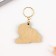 A wooden key keychain “who has Putin, that’s right” 4.5 x 3.5 cm