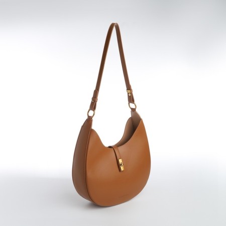 Women's bag Textura, cosmetic bag, medium size, brown color-2