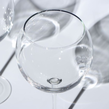 A set of glass glasses for the wine "Magnum Bull", 650 ml, 2 pcs-2