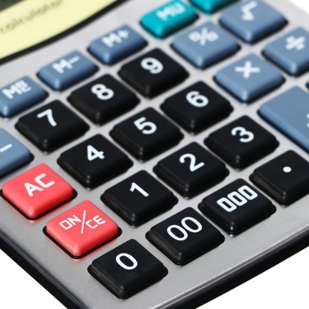 Desktop calculator, CLTON CL-1233, 16-bit-8